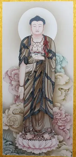 佚名ym 西方三圣(一)字画作品