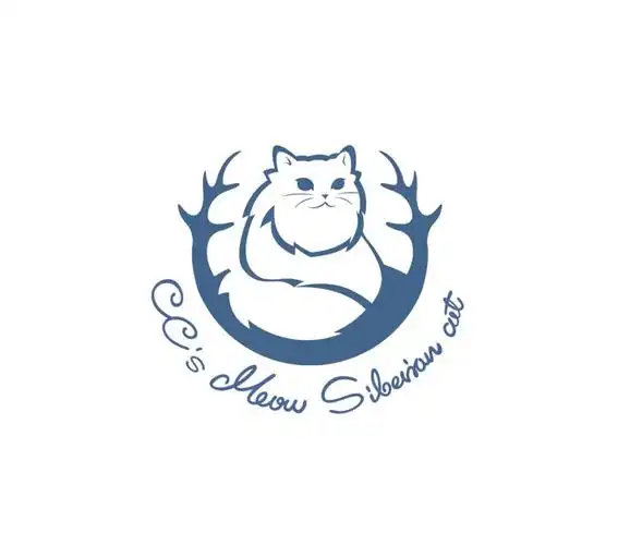 我们家猫舍logo做好啦