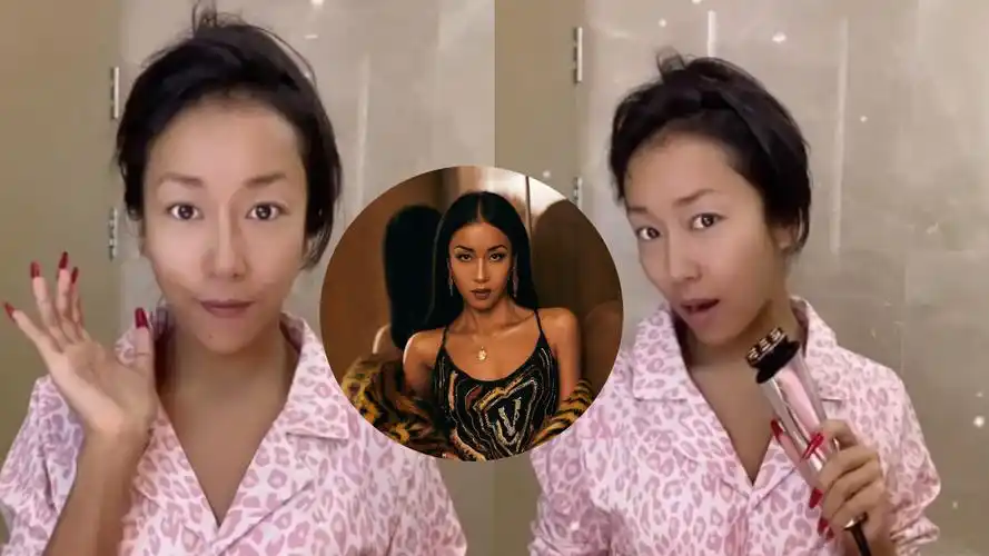 吉克隽逸素颜大变样,白了不止两个度,辣妹女王范全无满满素人感_哔哩