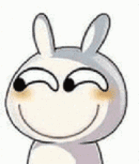 小兔兔摇耳朵可爱搞笑萌萌哒gif动图_动态图_表情包下载_soogif