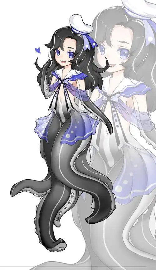 章鱼娘立绘 _ _ 哔哩哔哩相簿