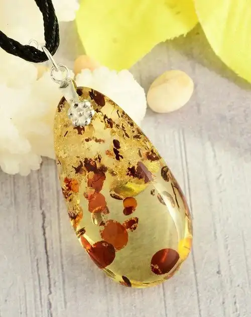 人工花珀怎么可以如此美!