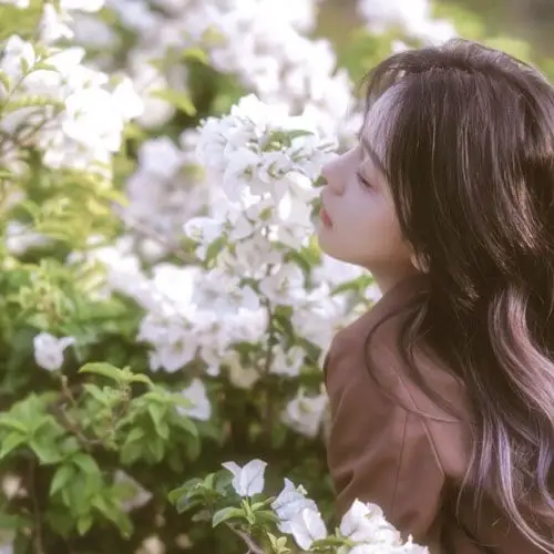 甜美的女生森系三人闺蜜头像,森系唯美清新女生头像高清8张