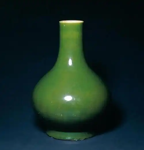 绿釉瓷器中的瓜皮绿!|绿釉|瓜皮|瓷器_新浪新闻