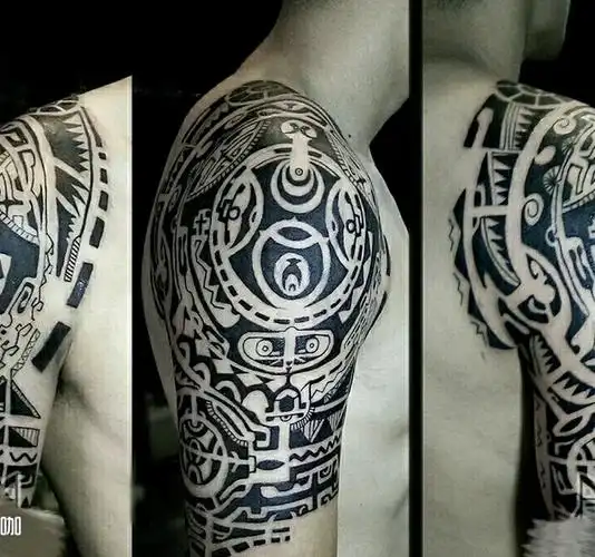 强森图腾_纹身图案手稿图片_草莓的纹身作品集