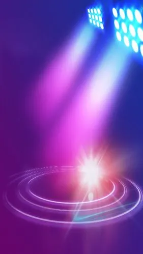 渐变舞台光效背景图