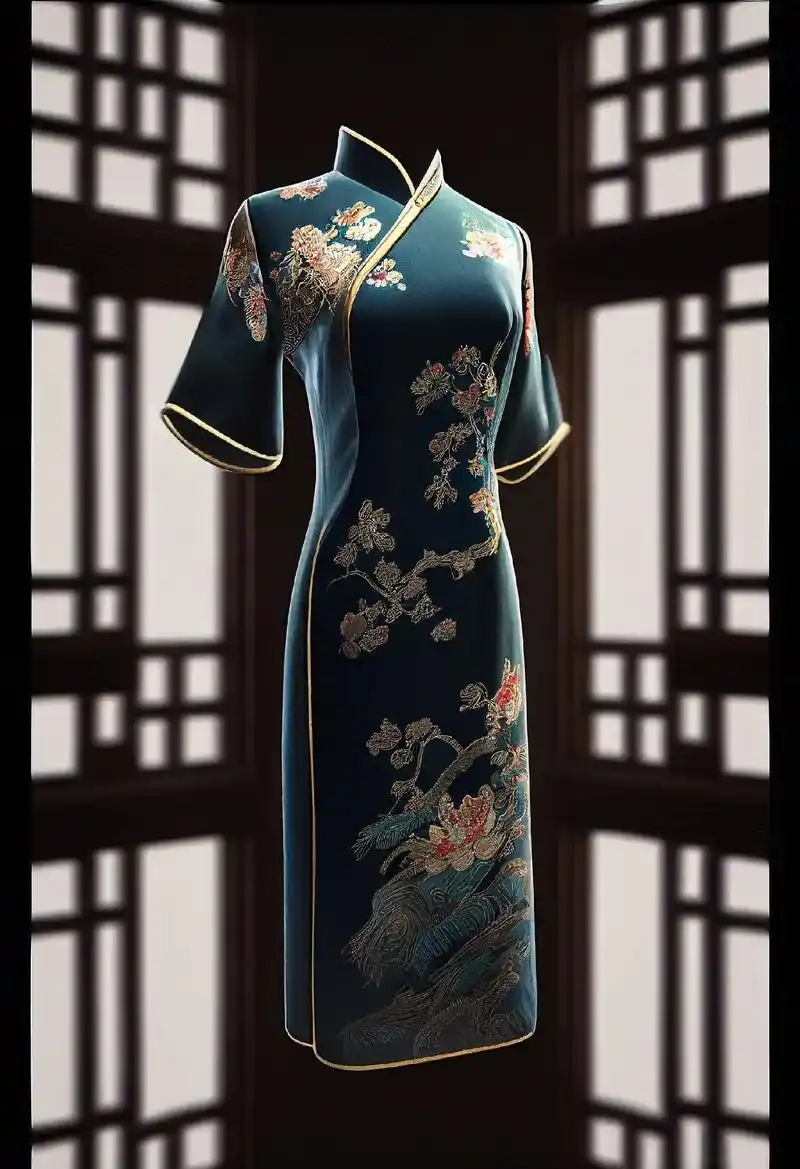 中国风高级感旗袍,新中式改良款设计.#国风 #古风 #国风古韵