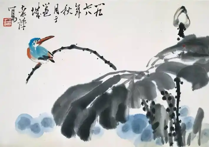 萧朗画荷50幅,美极了_荷花