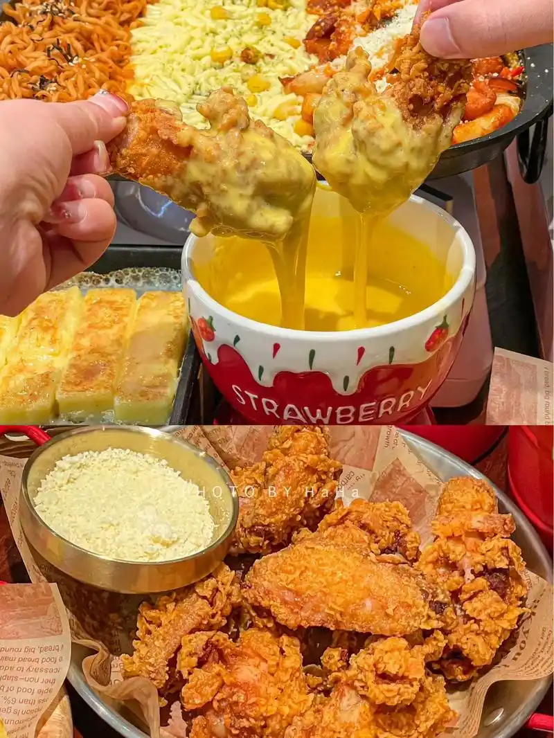 近期好97的芝士炸鸡小火锅!广州也有啦.06060606芝 - 抖音