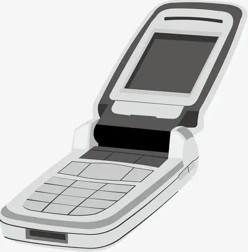 矢量翻盖手机【高清png素材】-90设计