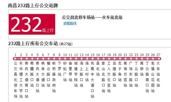 p data-id="gnx0n3aqnv">南昌公交232路是南昌市的一条近郊公交路线