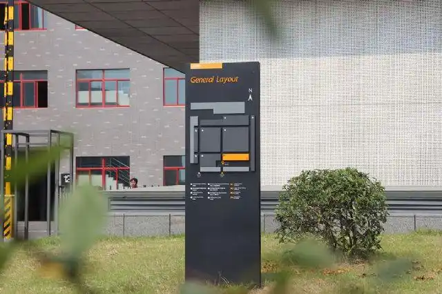 公司园区导视系统设计_产业园区标识图片_中国标识设计制作网