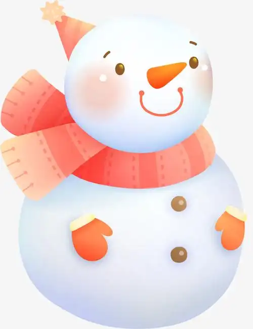 可爱雪人圣诞节图片