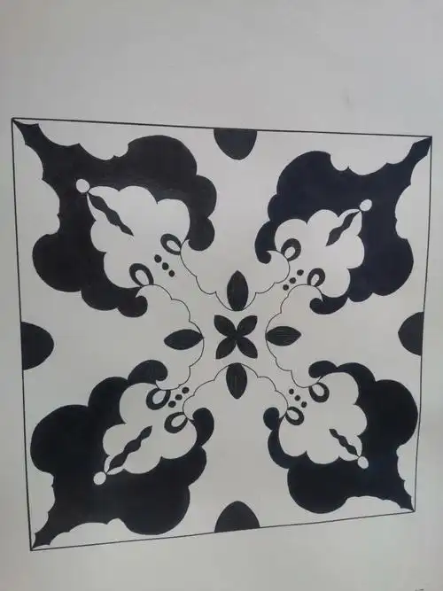 四方连续图案简单