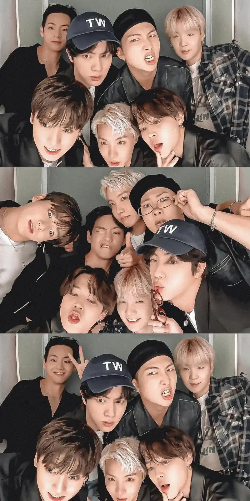防弹少年团 #壁纸 一家人才是最幸福哒 - 抖音