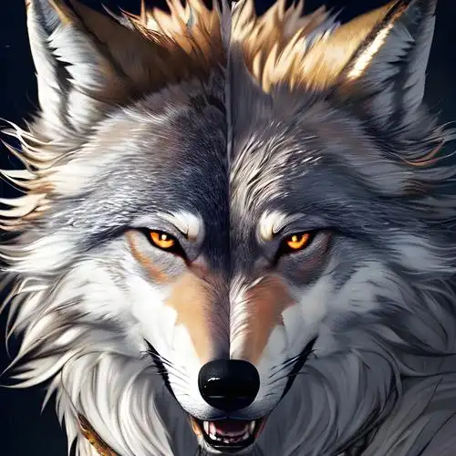 帅气狼王头像图片