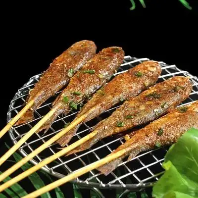 距优惠券开抢还有00:00:00黄鱼串10条香辣网红小黄鱼串串商用腌制食材