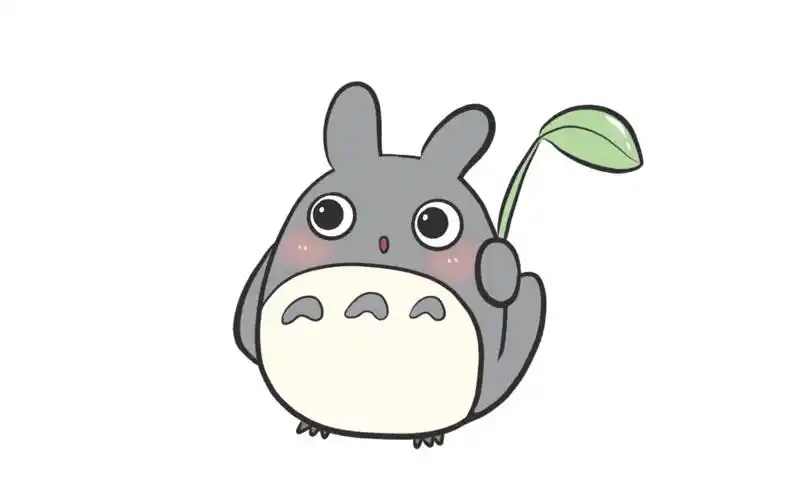 超级可爱的小龙猫简笔画教程软萌软萌哒你学会了吗