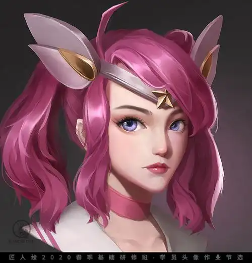 【匠人绘】20春游戏原画基础班·学生头像作业节选vol.