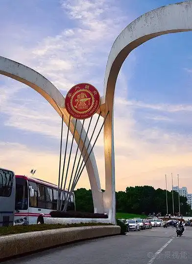 上海交通大学闵行校区_高清图片_全景视觉
