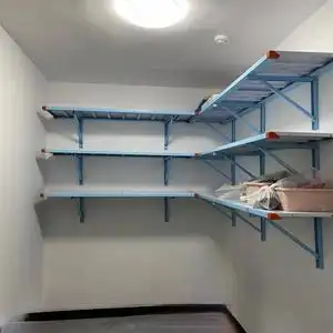 货架置物架多层角钢仓储阳台落地储藏地下室家用储物铁架子9人付款