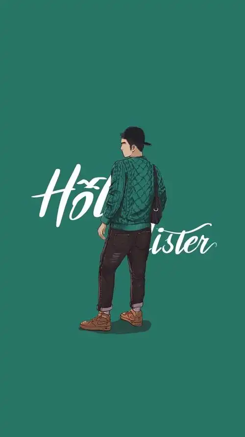 帅气卡通潮男唯美插画,高清图片,手机锁屏桌面-壁纸族