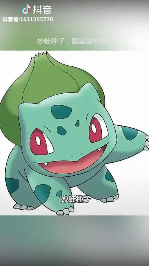 全国图鉴001号妙蛙种子精灵宝可梦神奇宝贝宠物小精灵