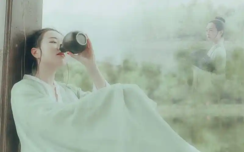 古风侠女清新唯美户外写真桌面壁纸高清大图预览1920x1200_美女壁纸