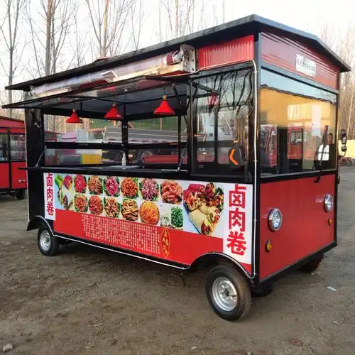 多功能餐车小吃车流动厨房餐车一体车大型