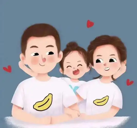 亲子头像,有时间陪孩子一起玩耍,定会幸福满满