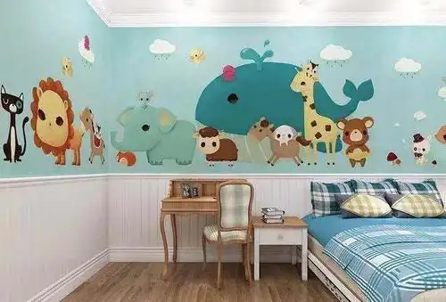还孩子一个梦幻童年儿童房的活泼感如何通过墙绘壁画来营造