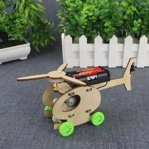 科技小制作创新小发明直升飞机diy手工创意玩具学生科学作品材料