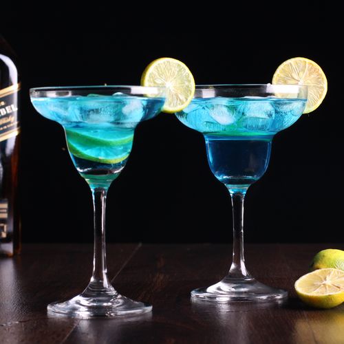 石岛水晶玻璃杯酒吧玛格丽特酒杯鸡尾酒杯子高脚杯香槟杯玻璃杯子