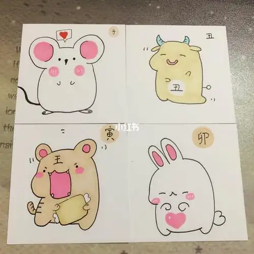 十二生肖简笔画头像女(简笔画十二生肖头像) -【爱个性】