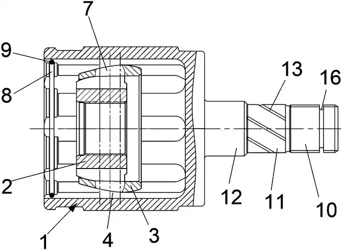 cn208010793u_一种驱动轴总成的内球笼结构有效