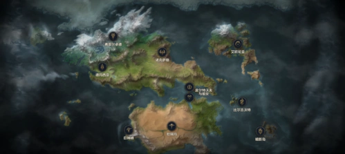 瓦罗兰大陆世界地图