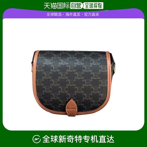 celine赛琳马鞍包复古老花翻盖单肩斜挎包新潮复古百搭