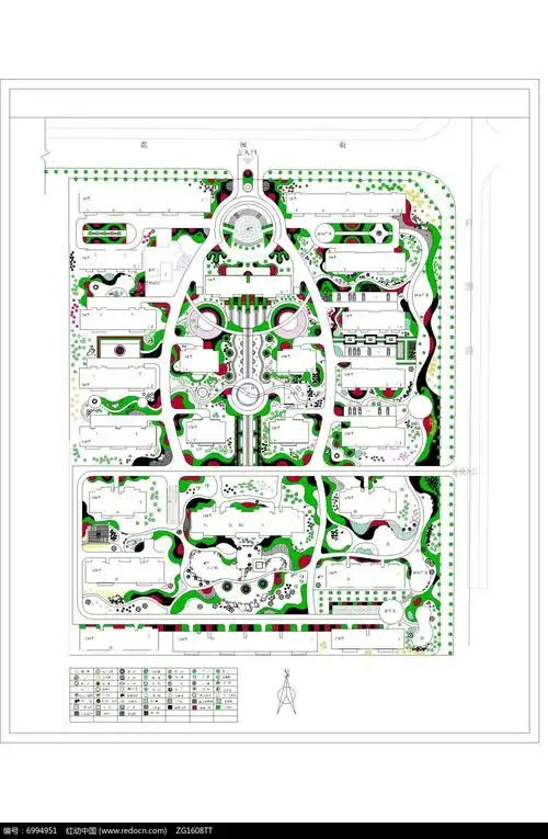 某小区环境设计平面图