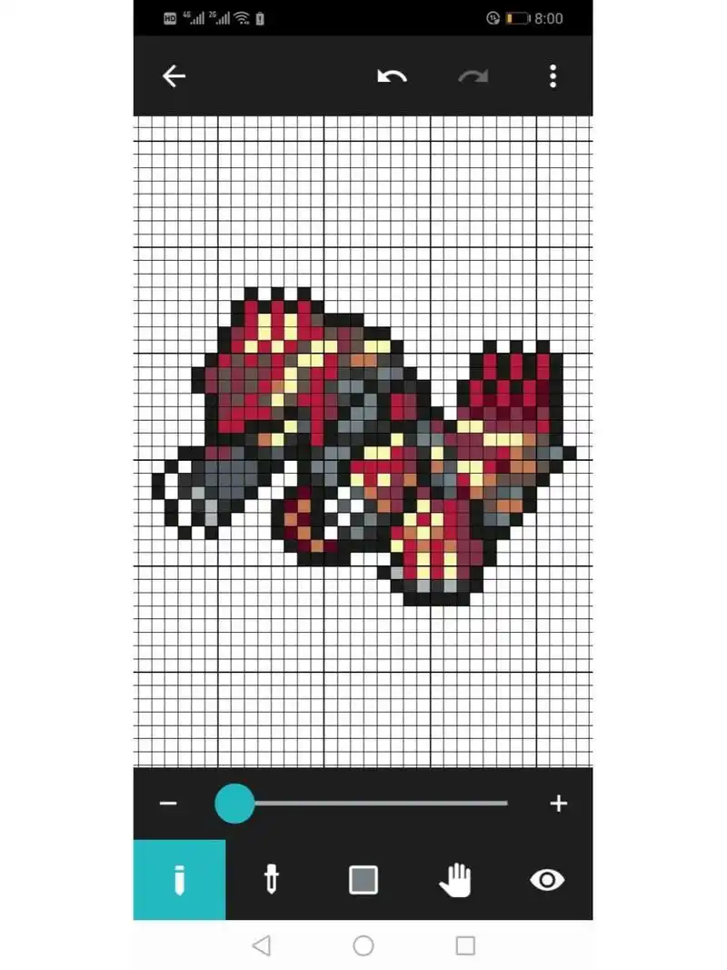 精灵宝可梦像素画 这次是原始固拉多和盖欧卡,图片来源    固拉多好像