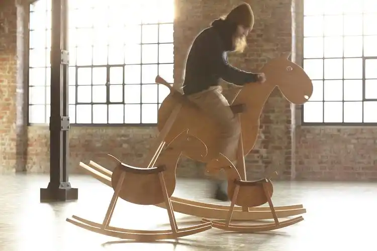 paripa bigkid成人木马摇椅,每个大人心中都住着个小孩子