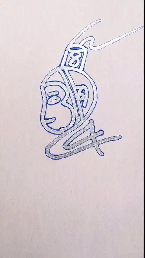 简笔画#数字1到12画孙悟空