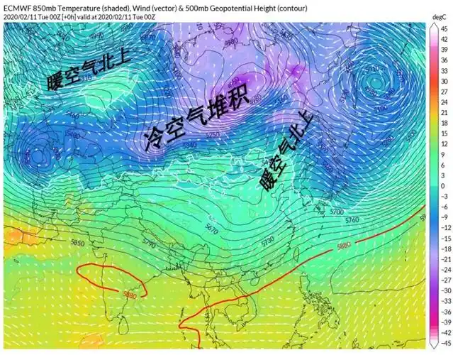 西伯利亚寒潮正在憋大招情人节大雪和降温在路上