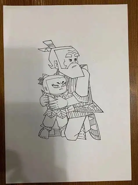 兄弟简笔画 葫芦娃七兄弟简笔画