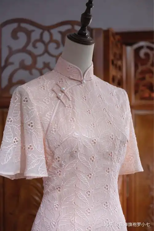 少女心沦陷温柔系荷叶袖旗袍走起