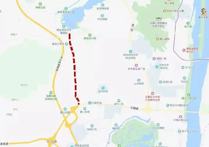 长沙梅浦联络线规划 线路走向 通车意义
