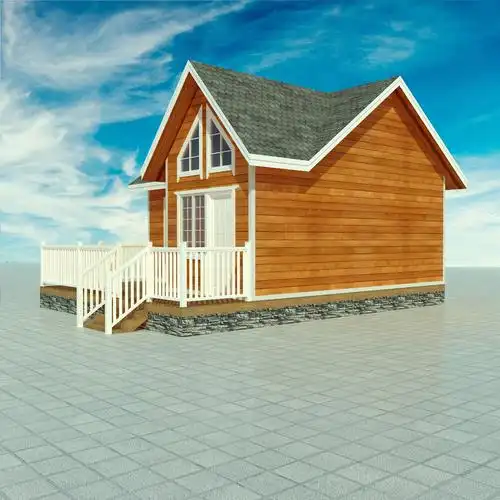 小木屋效果图-工程设计-图素设计-猪八戒网