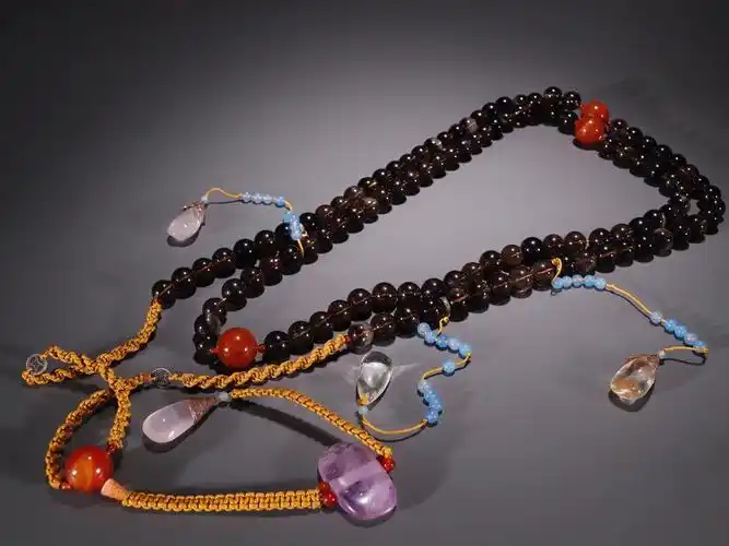 古玩收藏水晶朝珠