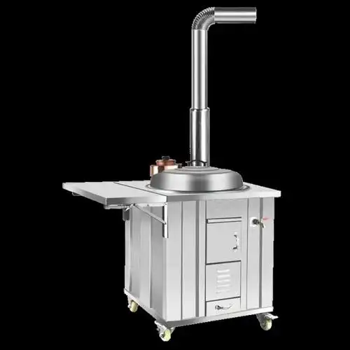 农村柴火灶农村家用灶农村柴火灶家用烧木柴土灶台不锈钢可移动室内无