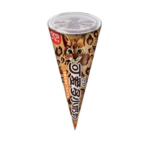 2022新品可爱多甜筒小奶豹布朗尼咖啡口味冰淇淋67g支网红冷饮布朗尼