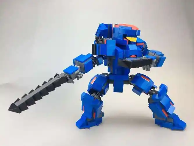 新环太平洋危险流浪者尤里卡赤红风暴机甲积木拼装玩具鸟叔原创作